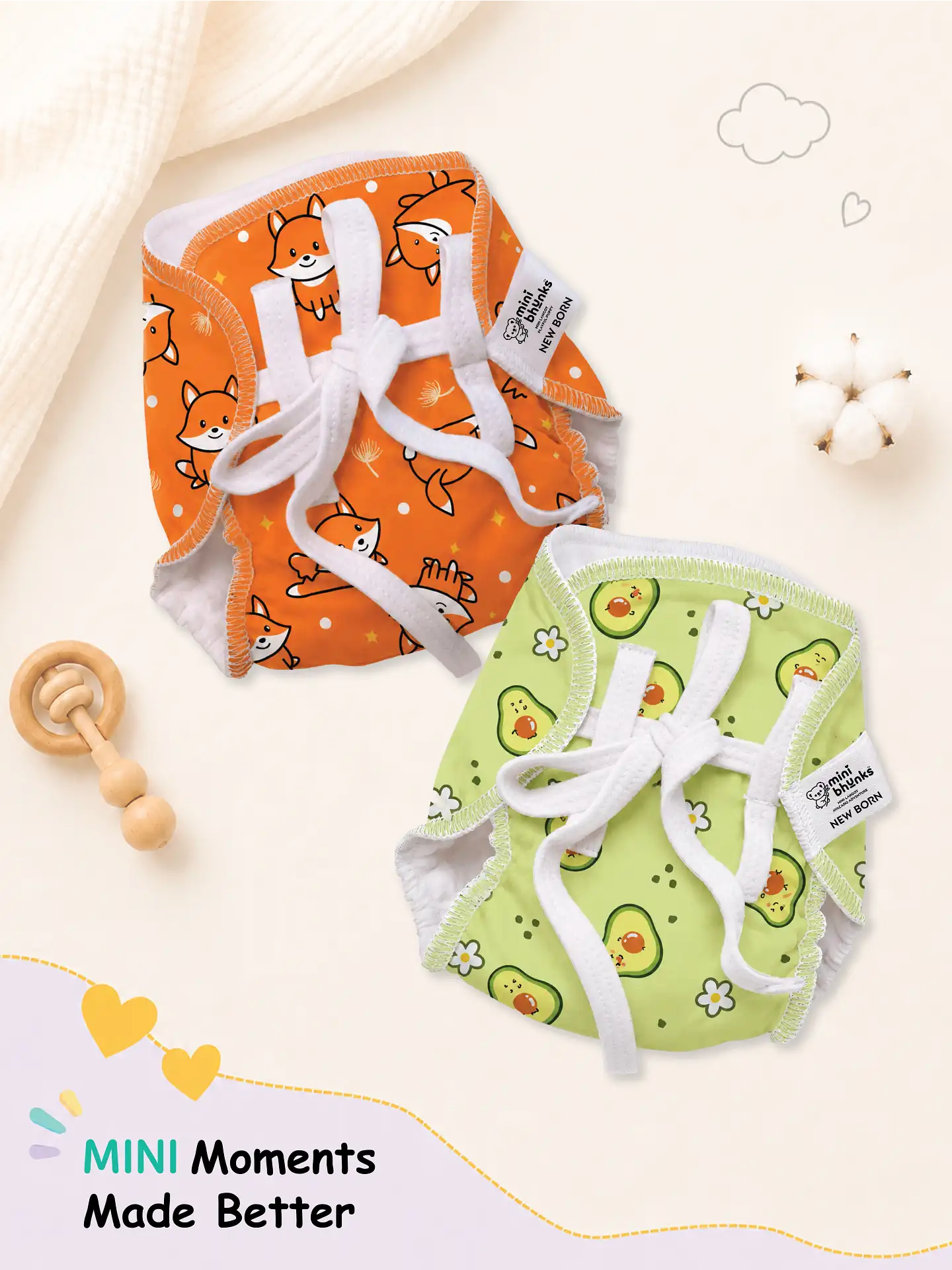 Pawsome Little Adventures - Mini Cloud Feel Dry Langot | Pack Of 2