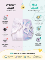 Tiny Travel Tales - Mini Cloud Feel Dry Langot | Pack Of 3