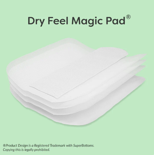 UNO Regular Cloth Diaper with only Dry Feel Pad (No Booster) - Hunny Bummy